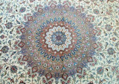 Orientteppich Ghom mit Medaillon